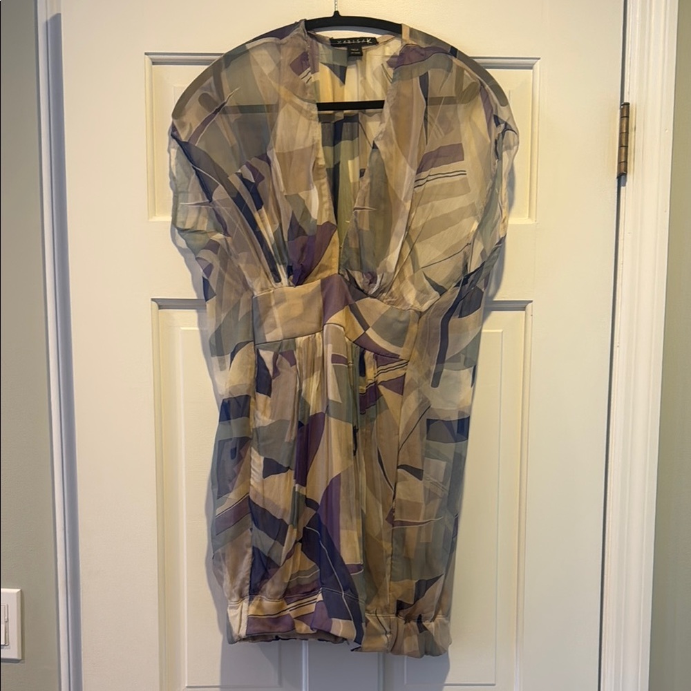 Sheer Multicolor Dress with lining
